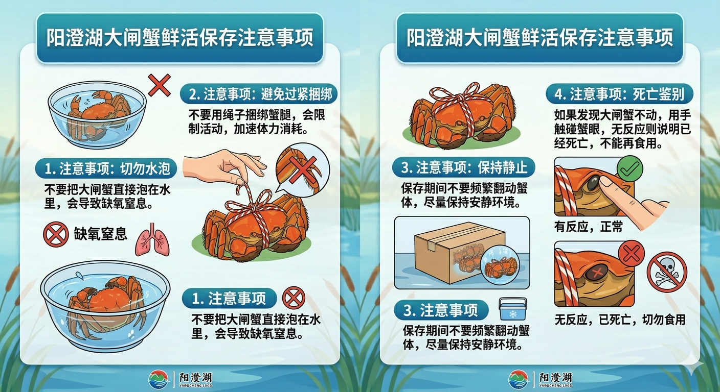 阳澄湖大闸蟹鲜活保存方法(图1)